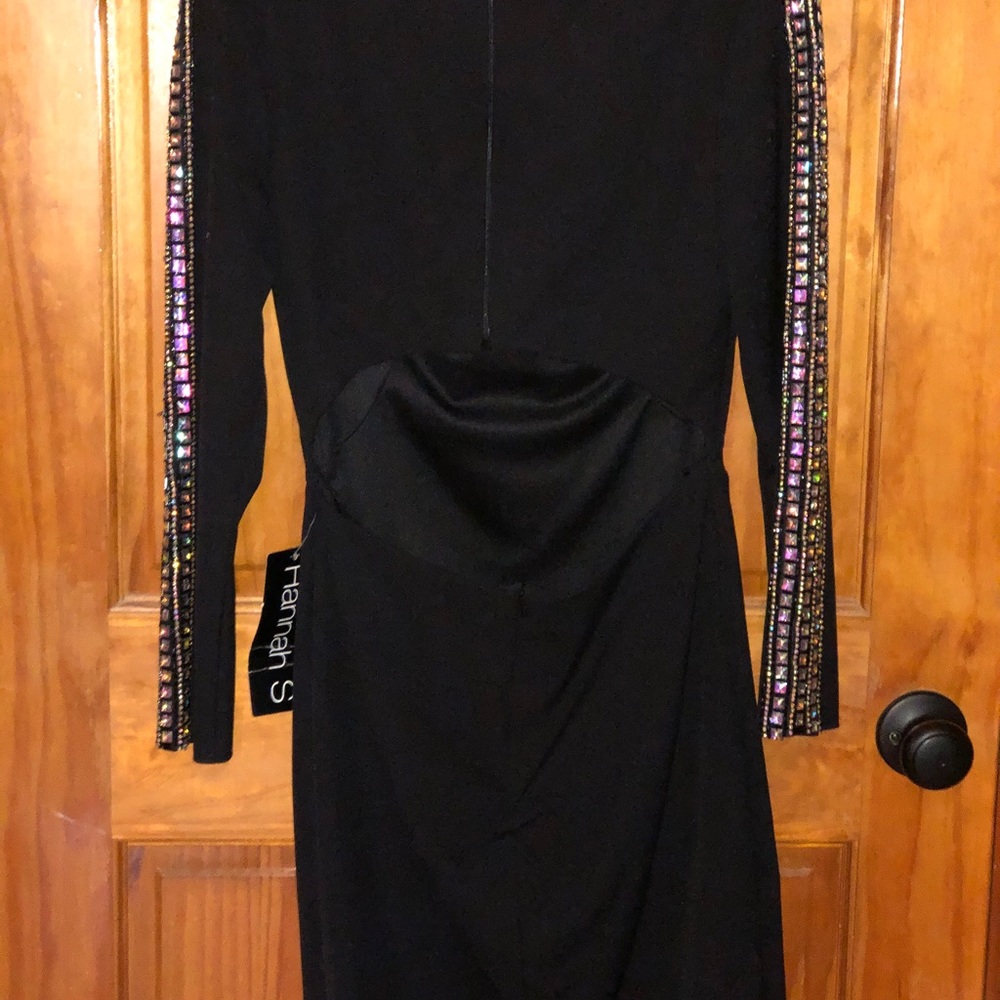 Brand new black size 8 formal dress
